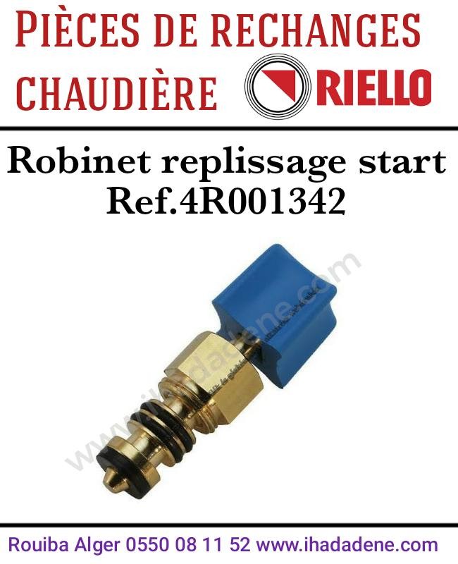 Robinet remplissage start Riello 4R001342