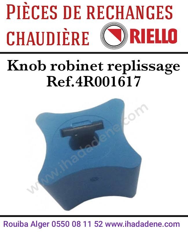 Knob robinet remplissage Riello 4R001617