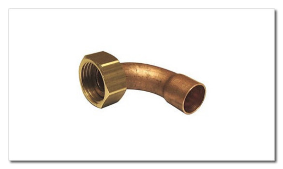 Raccord coudé cuivre 2pcs a souder