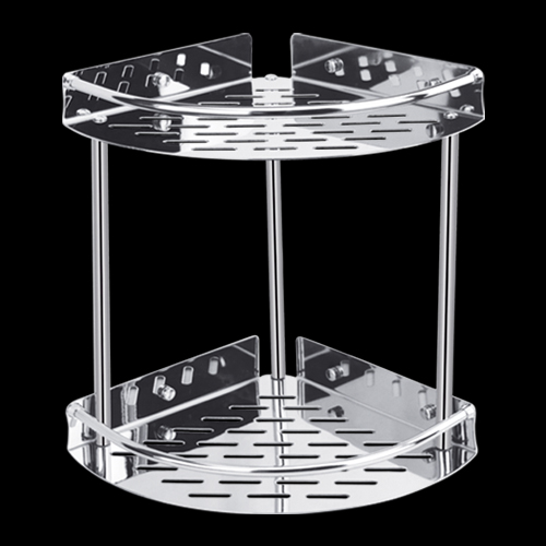 Étagère de coin inoxydable