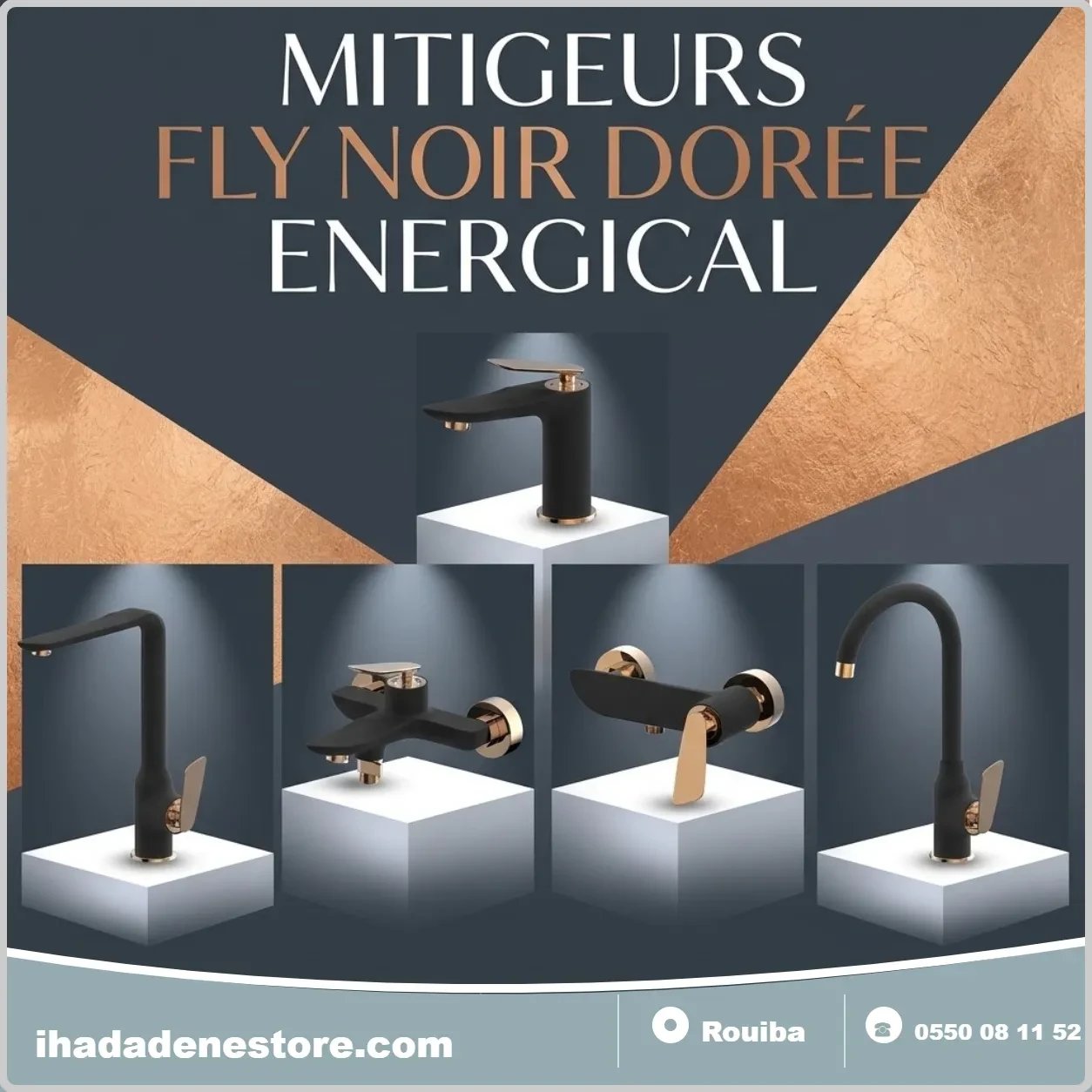 Mitigeur fly noir