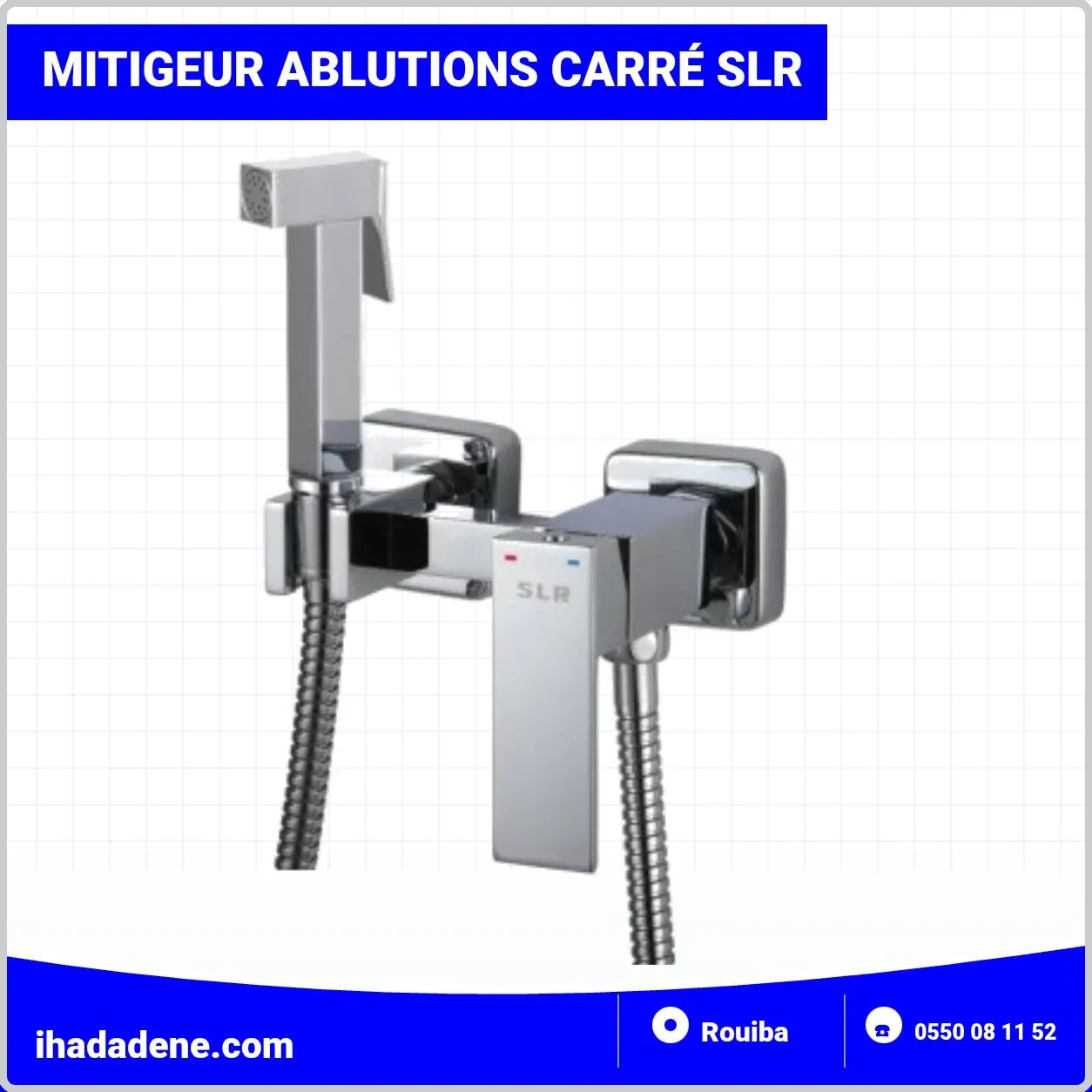 Mitigeur wc carre slr