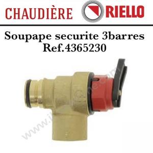 Soupape securite Riello 4365230