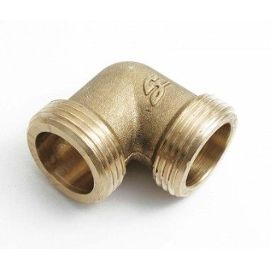 Coude a raccord male bronze