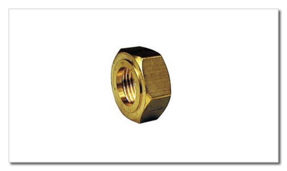 Ecrou collet battu bronze