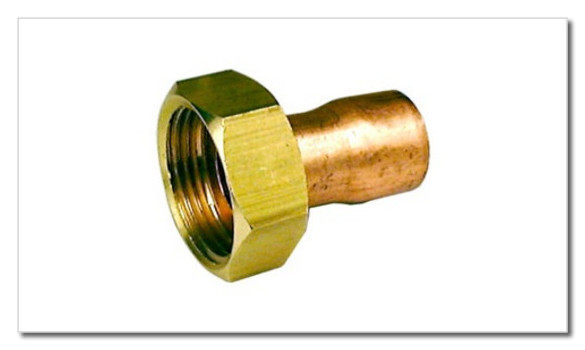 Raccord cuivre 2pcs a souder femelle
