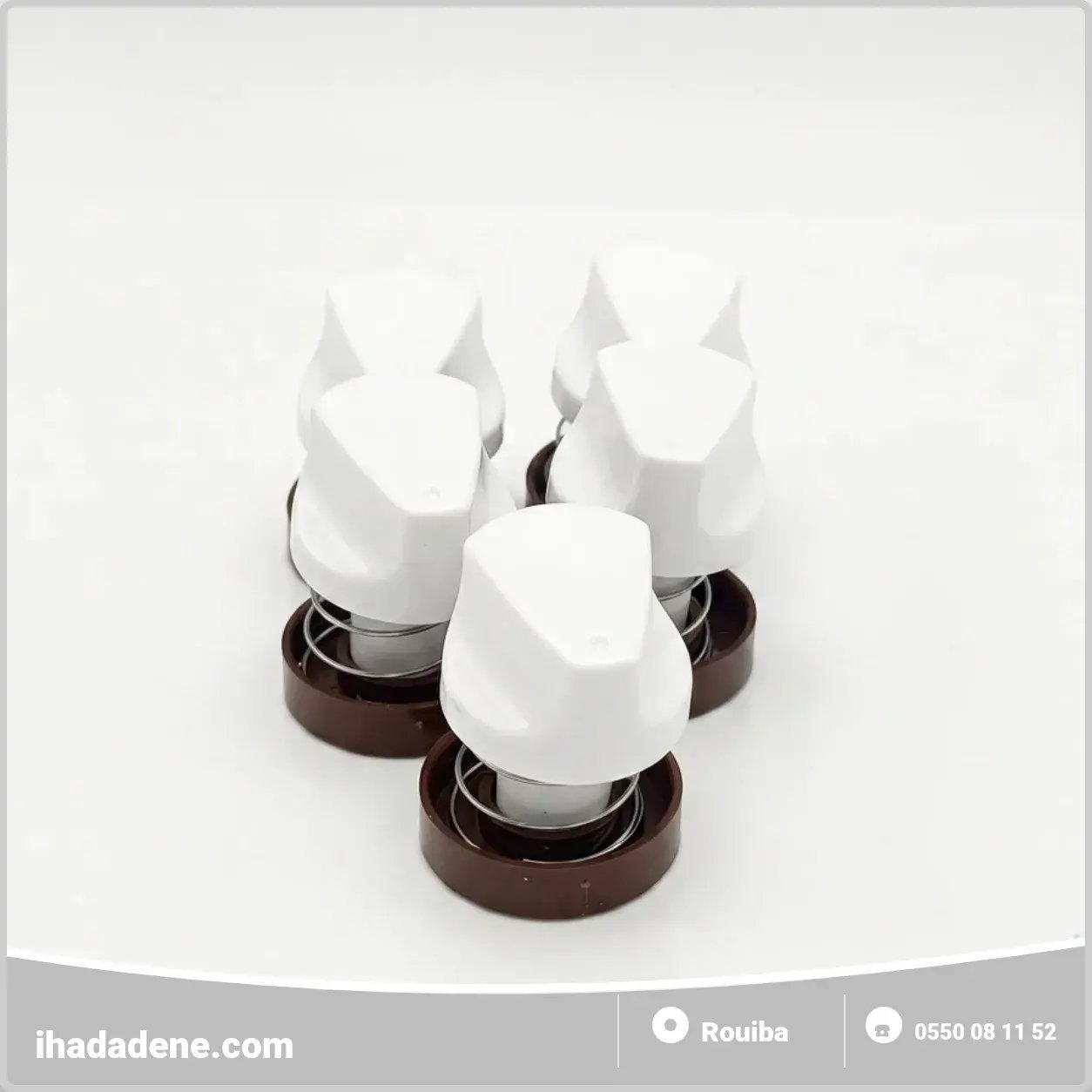 JEU DE BOUTON CUISINIERE CRISTOR BLANC