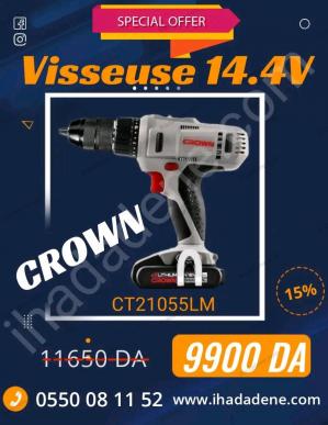 Visseuse crown 14v